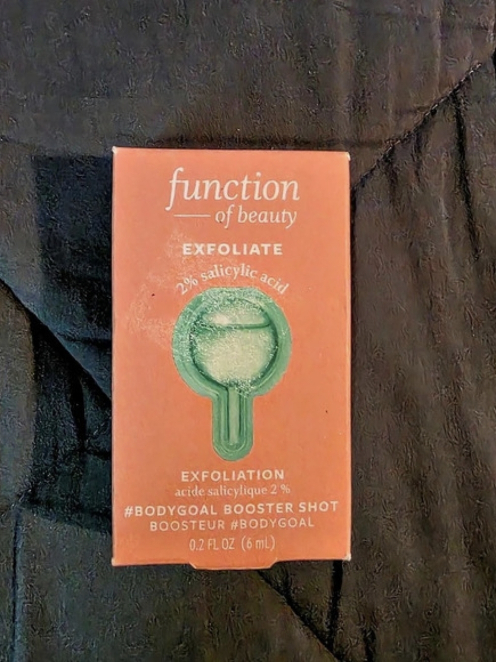 Function of Beauty Exfoliate Bodygoal Booster Shot Salicylic Acid Exfoliate